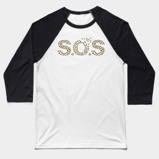 Save the Bees SOS Baseball T-Shirt